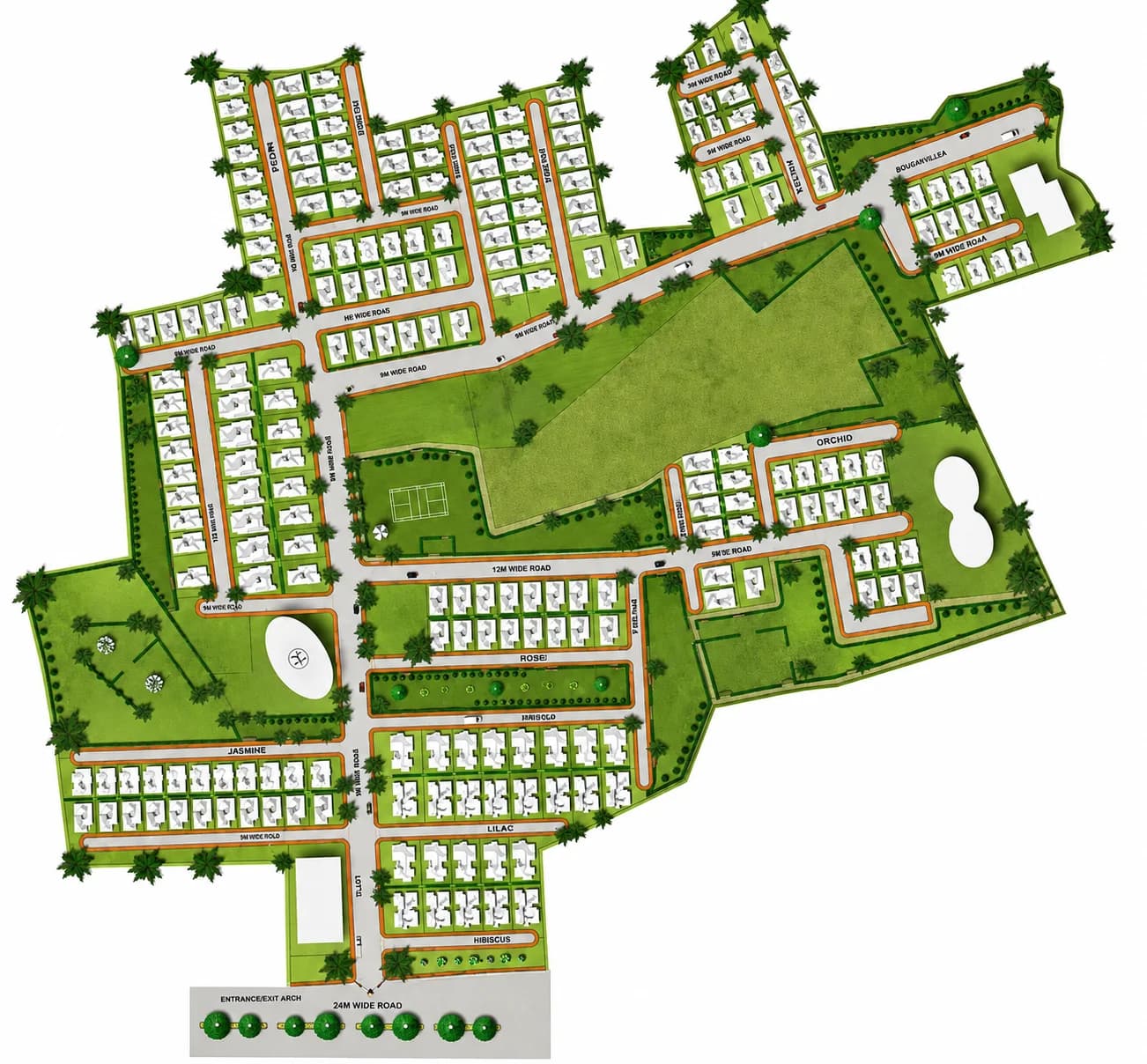 Fortune Hestia site plan motif